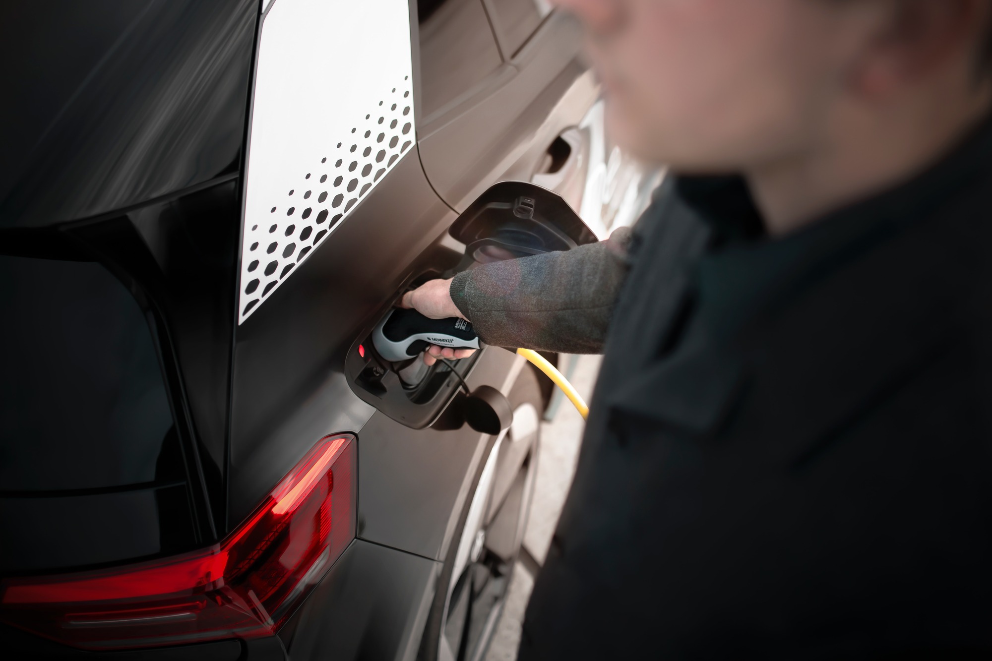 EV charging in an underground garage — where HeyCharge started.